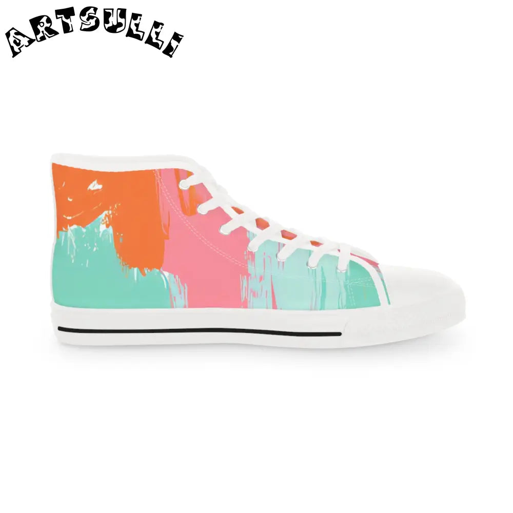 JAKKOUTTHEBXX Preppy Pixel Bloom Men’s High Top Sneakers
