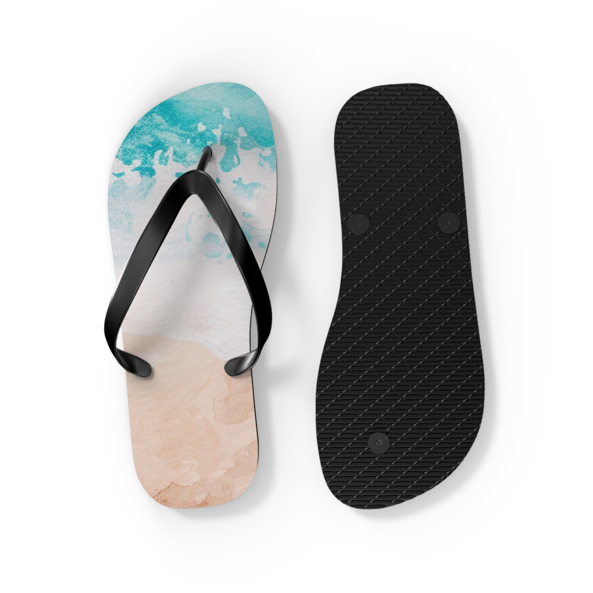 Seashore Flip Flops, Artsulli - Art is Long, Life is Short, Shoes, , , , , , , 