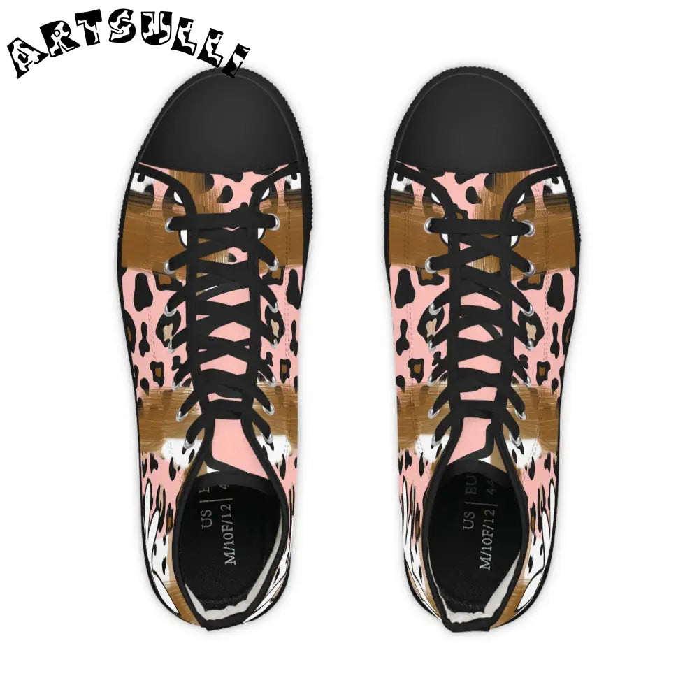 JAKKOUTTHEBXX Sutfin Ghosts Pop Art Men’s High Top Sneakers