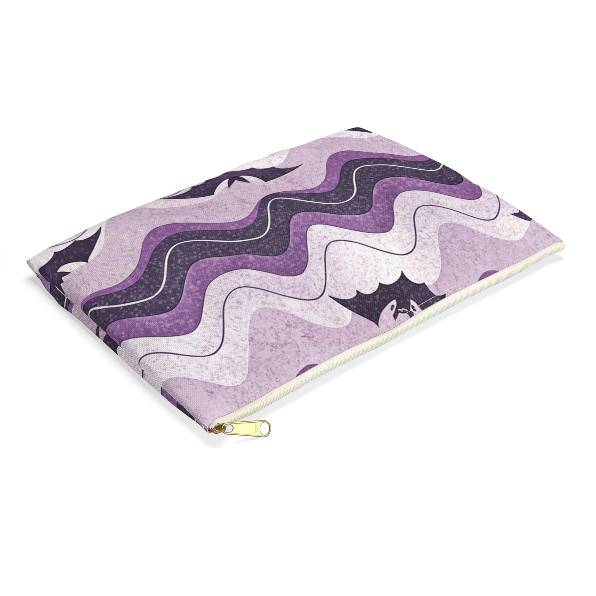 Bat Wave Accessory Pouch, Artsulli - Art is Long, Life is Short, Bags, , , , , , , 