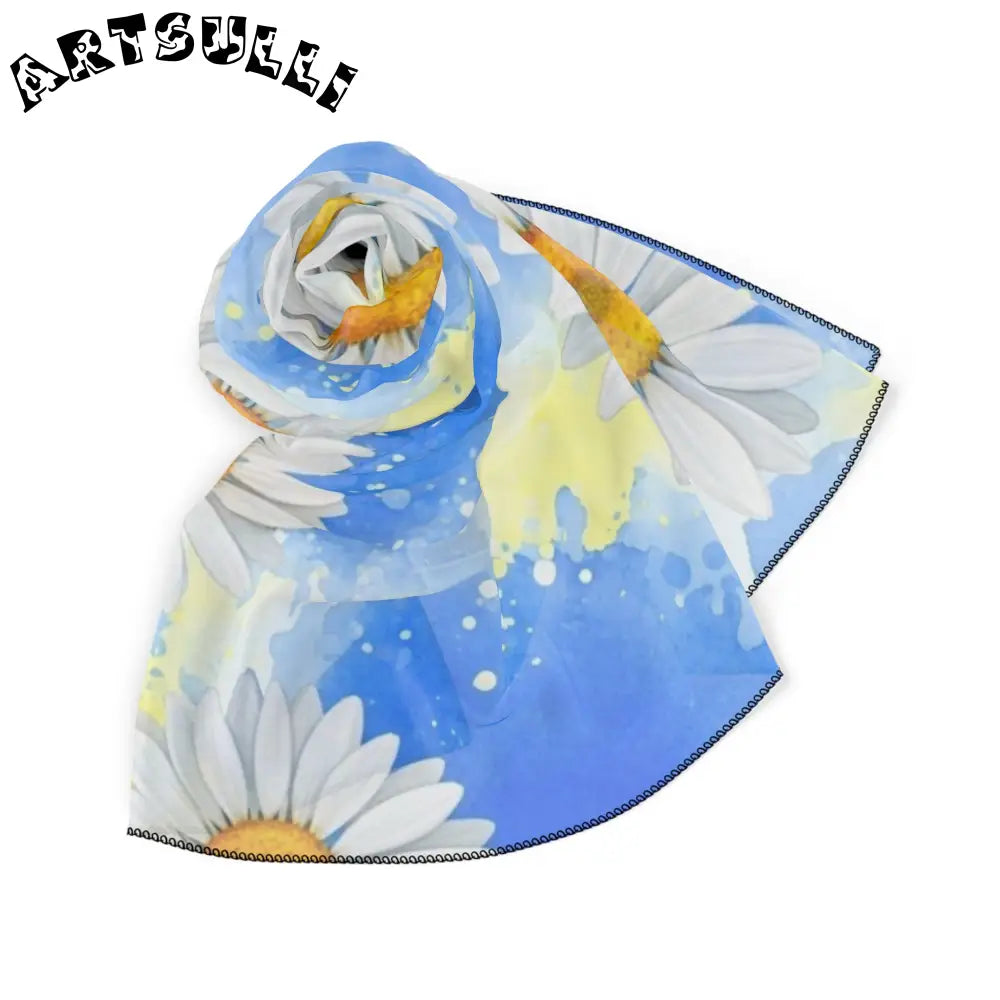 JAKKOUTTHEBXX Daisies Poly Scarf JAKKOUTTHEBXX Artsulli - Art
