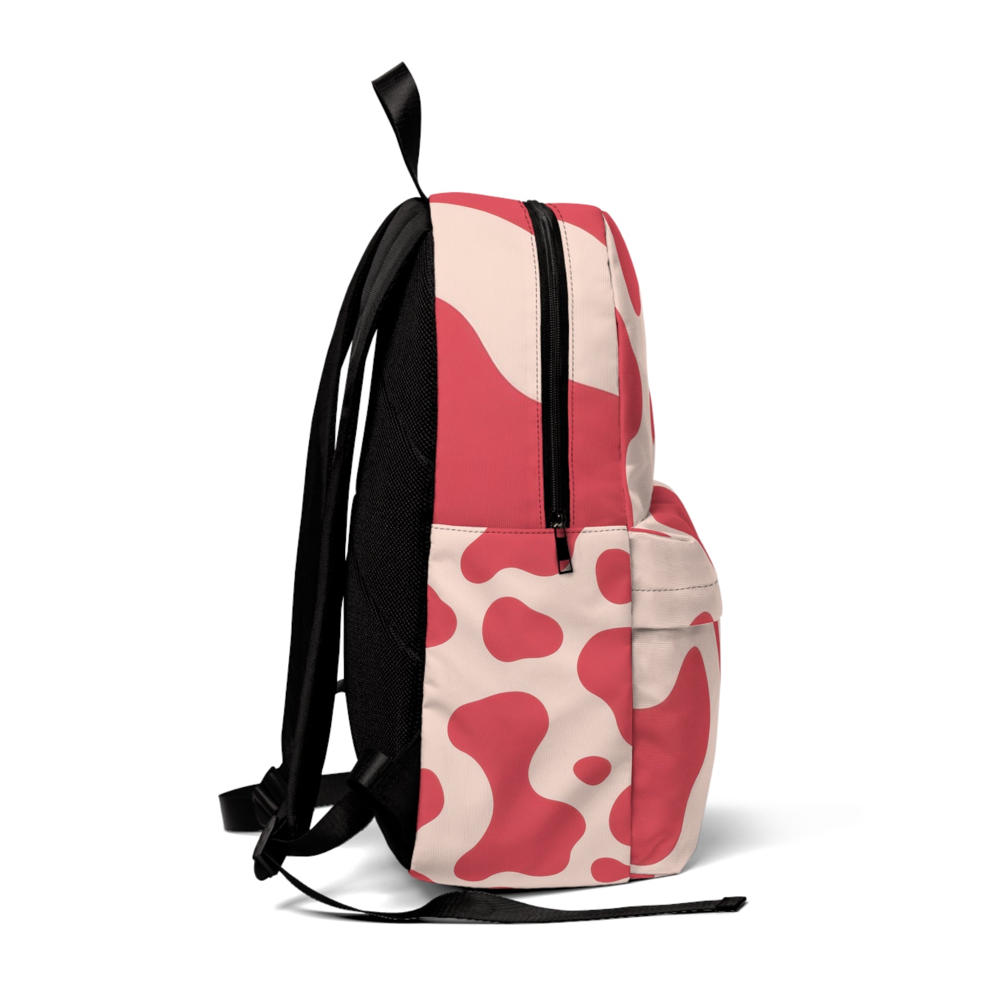 Red Jungle Cow Unisex Classic Backpack, Artsulli - Art is Long, Life is Short, Bags, , , , , , , 