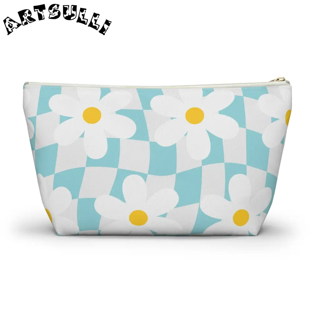 JAKKOUTTHEBXX Trippy Check Garden II Accessory Pouch w T-bottom
