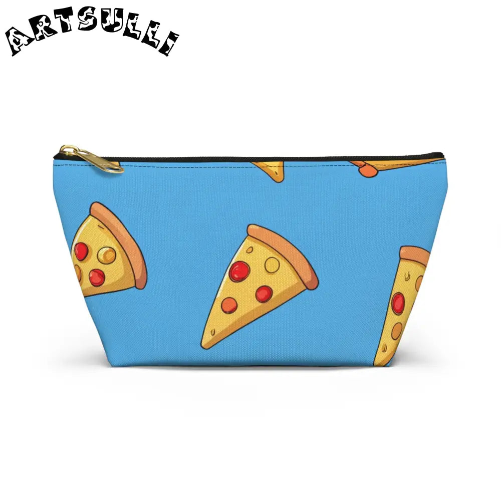 JAKKOUTTHEBXX Blue Pizza Dreamscape Accessory Pouch w T-bottom