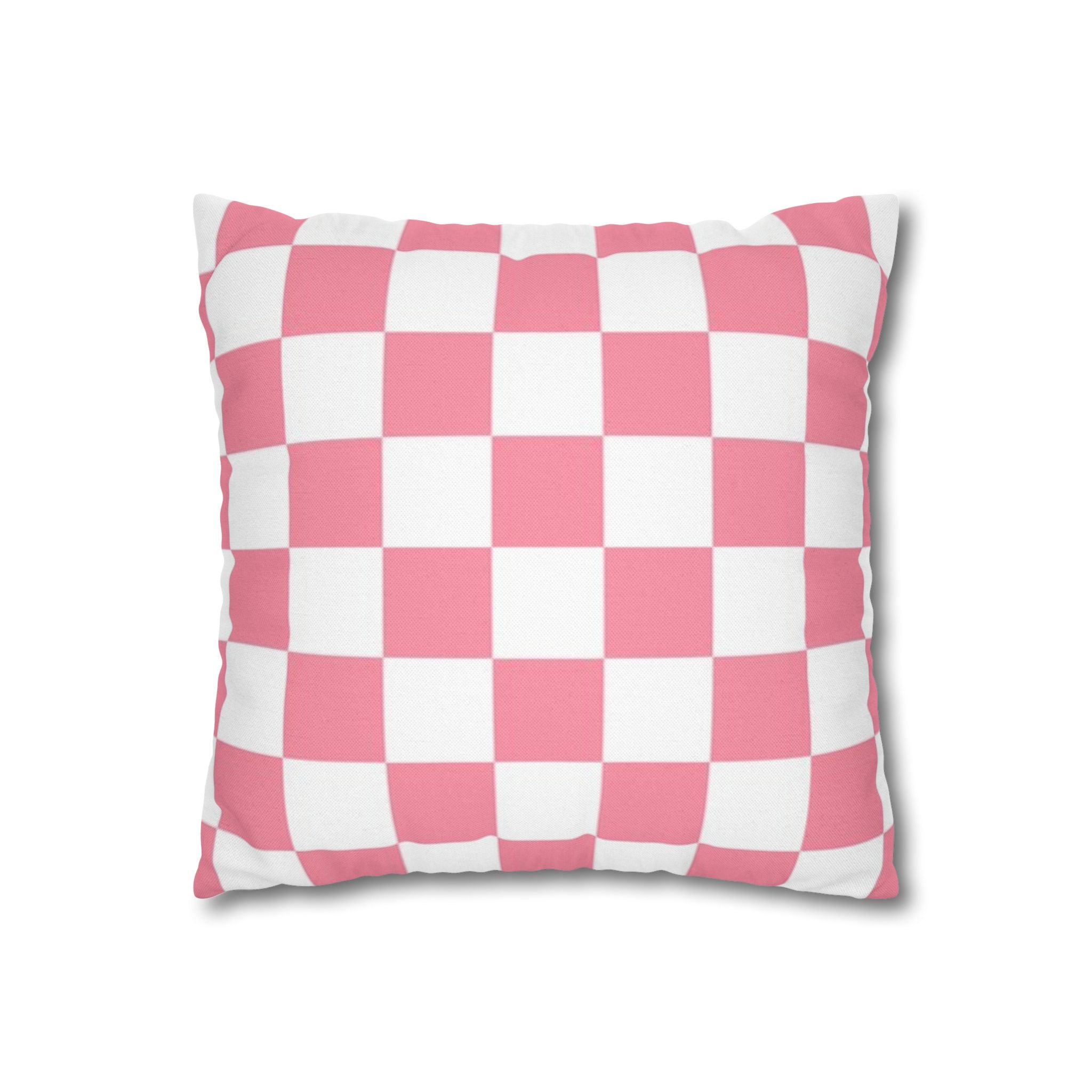 Brigandine Checkered Scene Spun Polyester Square Pillowcase, Artsulli - Art is Long, Life is Short, Home Decor, , , , , , , 