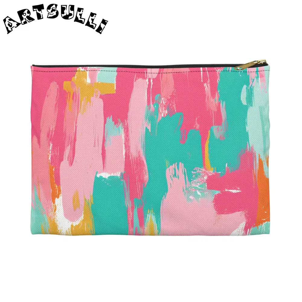 JAKKOUTTHEBXX Preppy Pixel Bloom II Accessory Pouch JAKKOUTTHEBXX