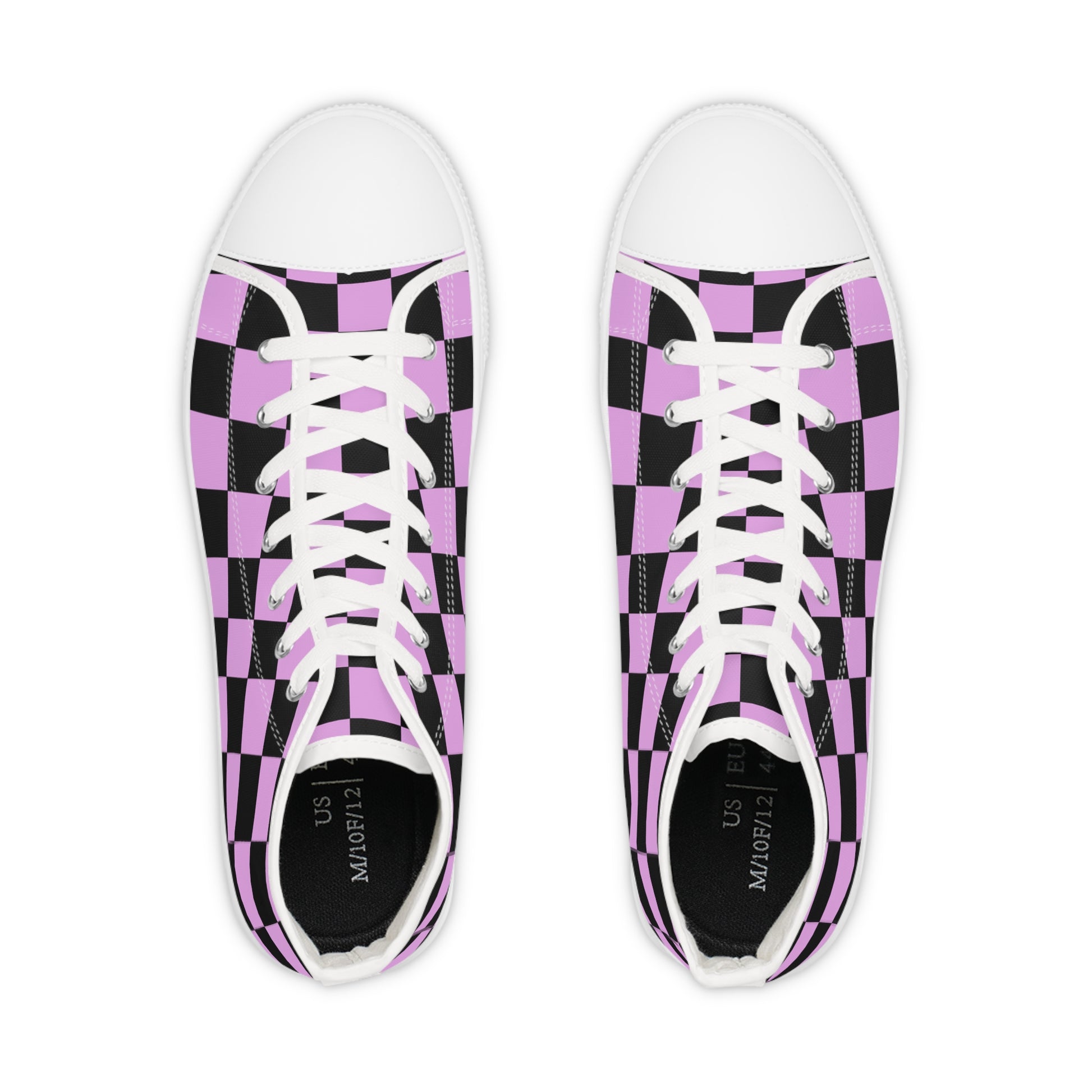 Pixel Punk Vision Men's High Top Sneakers, Artsulli - Art is Long, Life is Short, Shoes, , , , , , , 