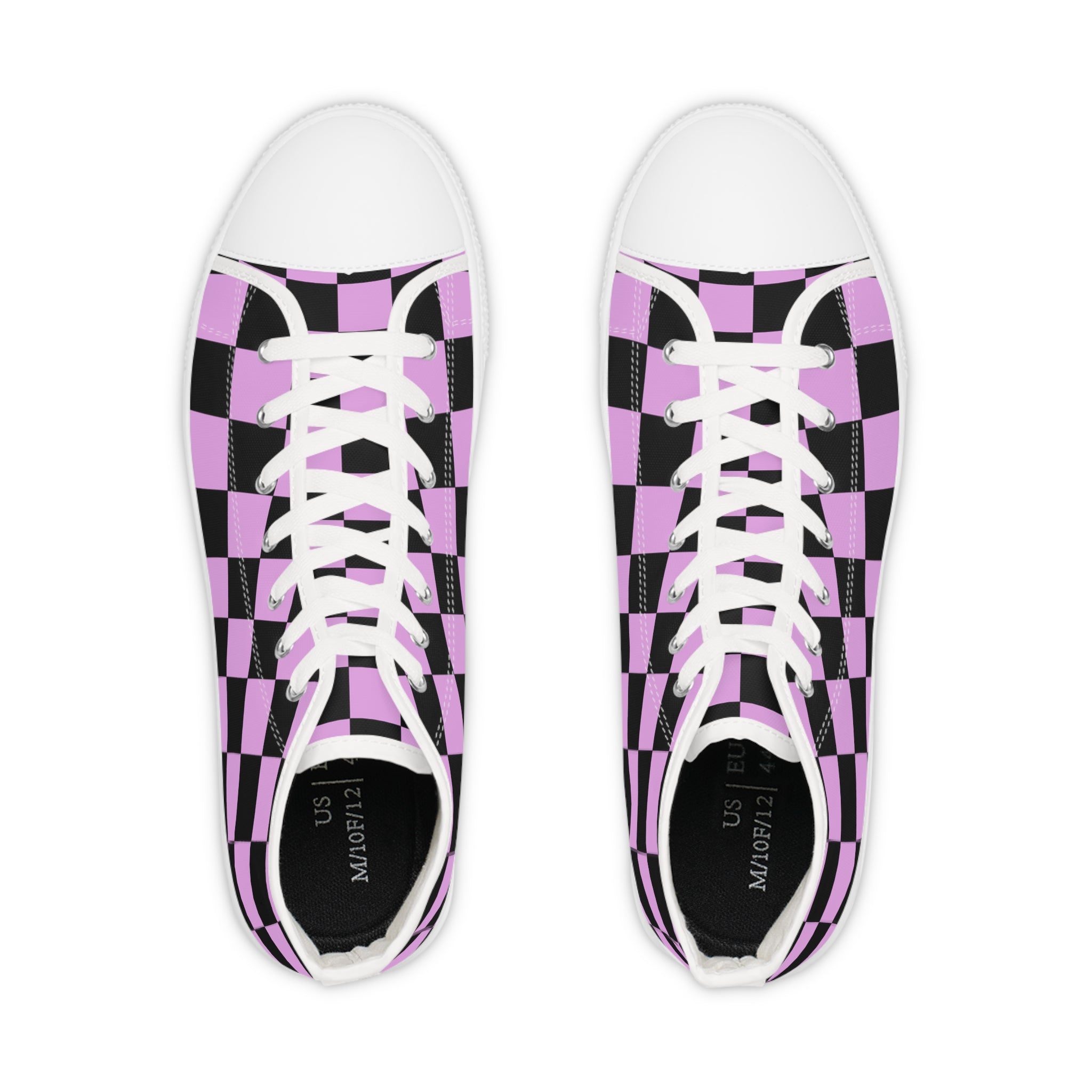 Pixel Punk Vision Men's High Top Sneakers, Artsulli - Art is Long, Life is Short, Shoes, , , , , , , 