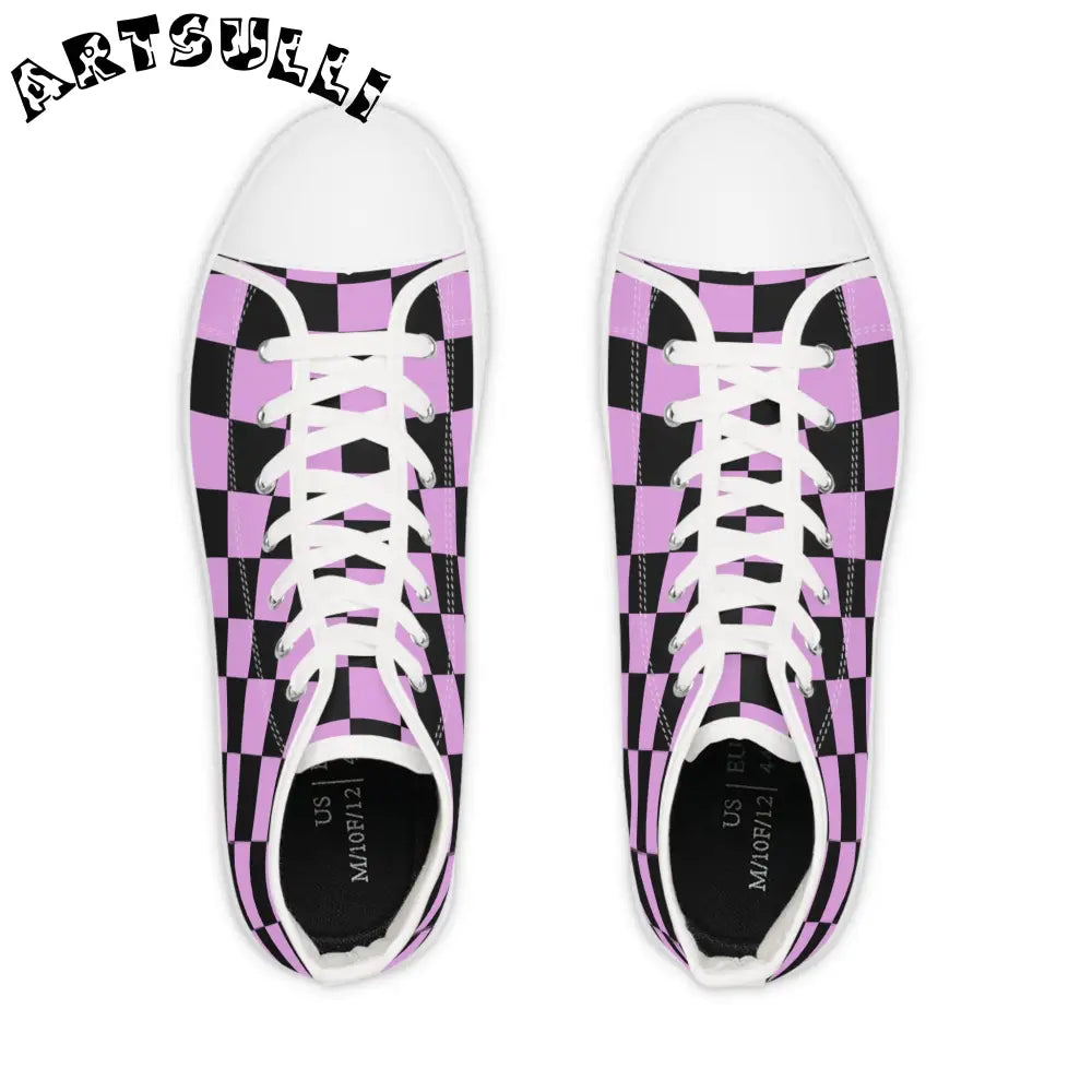JAKKOUTTHEBXX Pixel Punk Vision Men’s High Top Sneakers