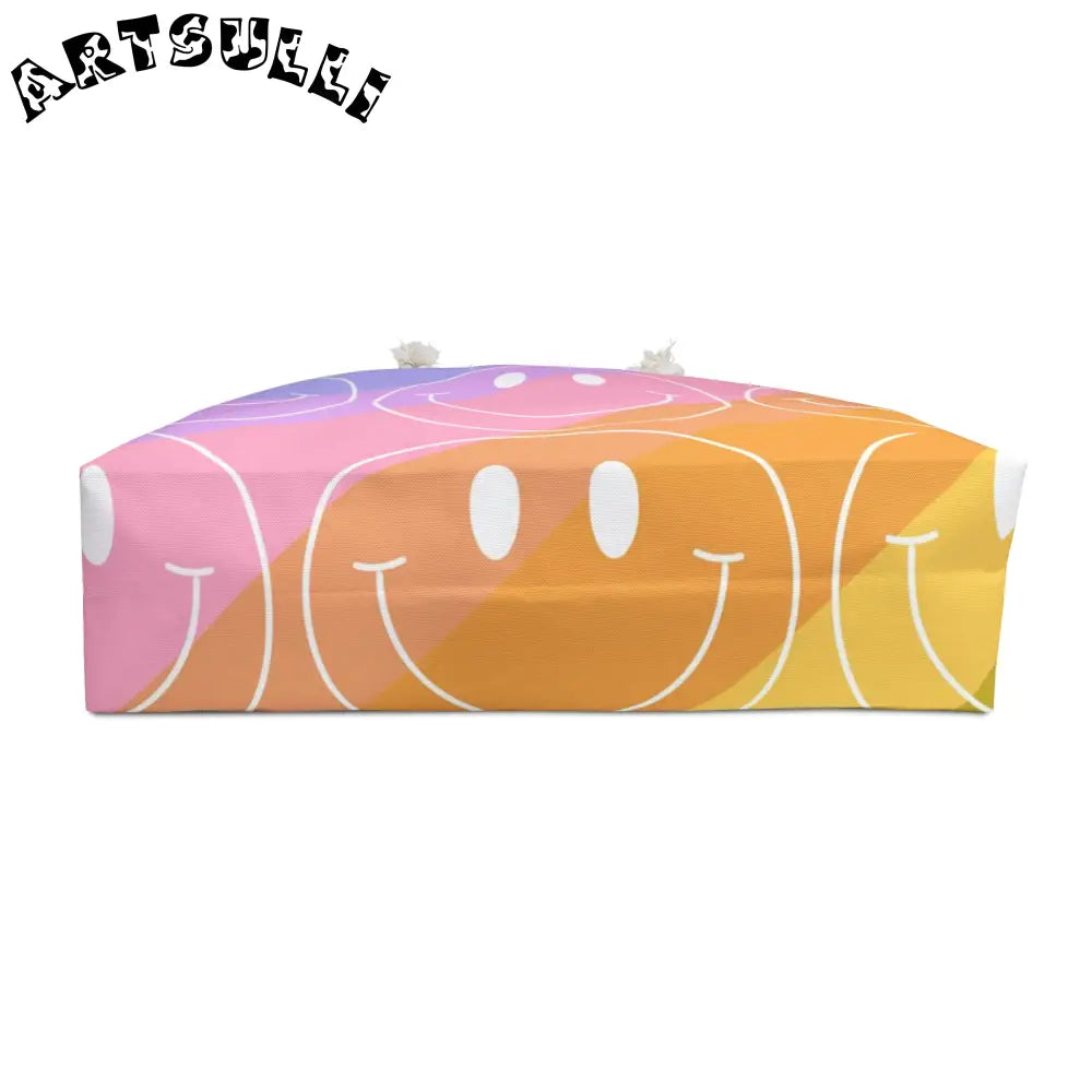 JAKKOUTTHEBXX Smiley Face x Rainbow Stripes Multi-Color Weekender