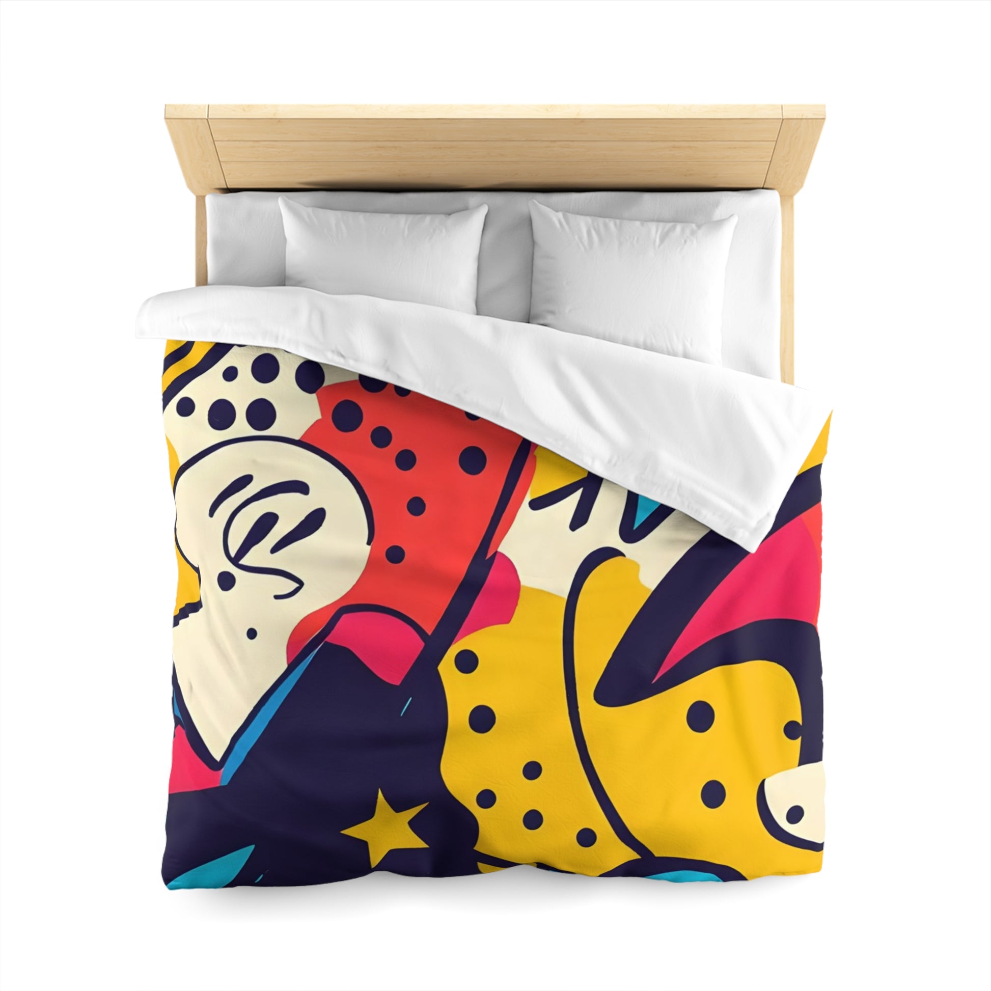 Comic x Pop Art Microfiber Duvet Cover, Artsulli - Art is Long, Life is Short, Home Decor, , , , , , , 