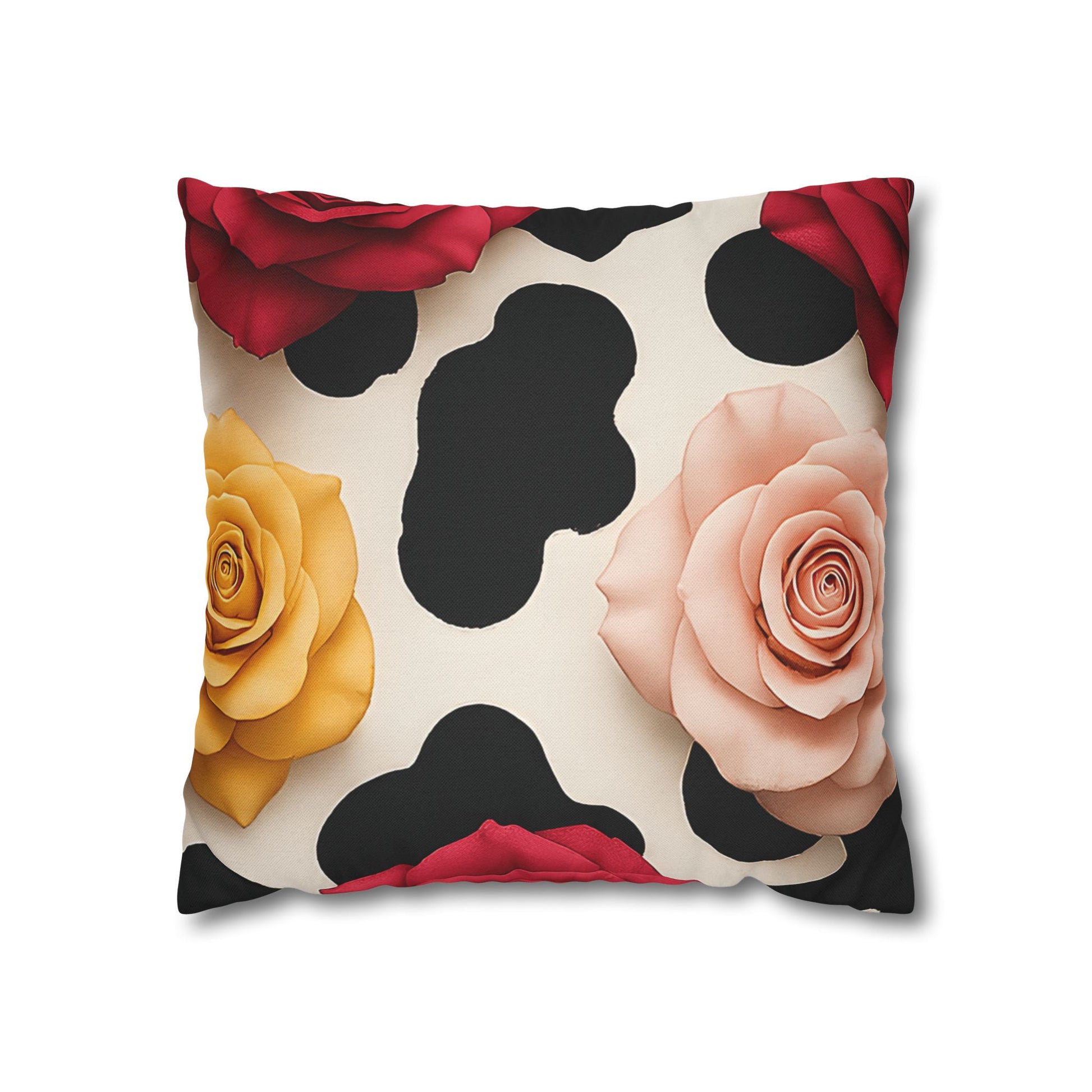 Spun Polyester Square Pillowcase, Artsulli - Art is Long, Life is Short, Home Decor, Size, 16" × 16", , , , , 16005078457314440352