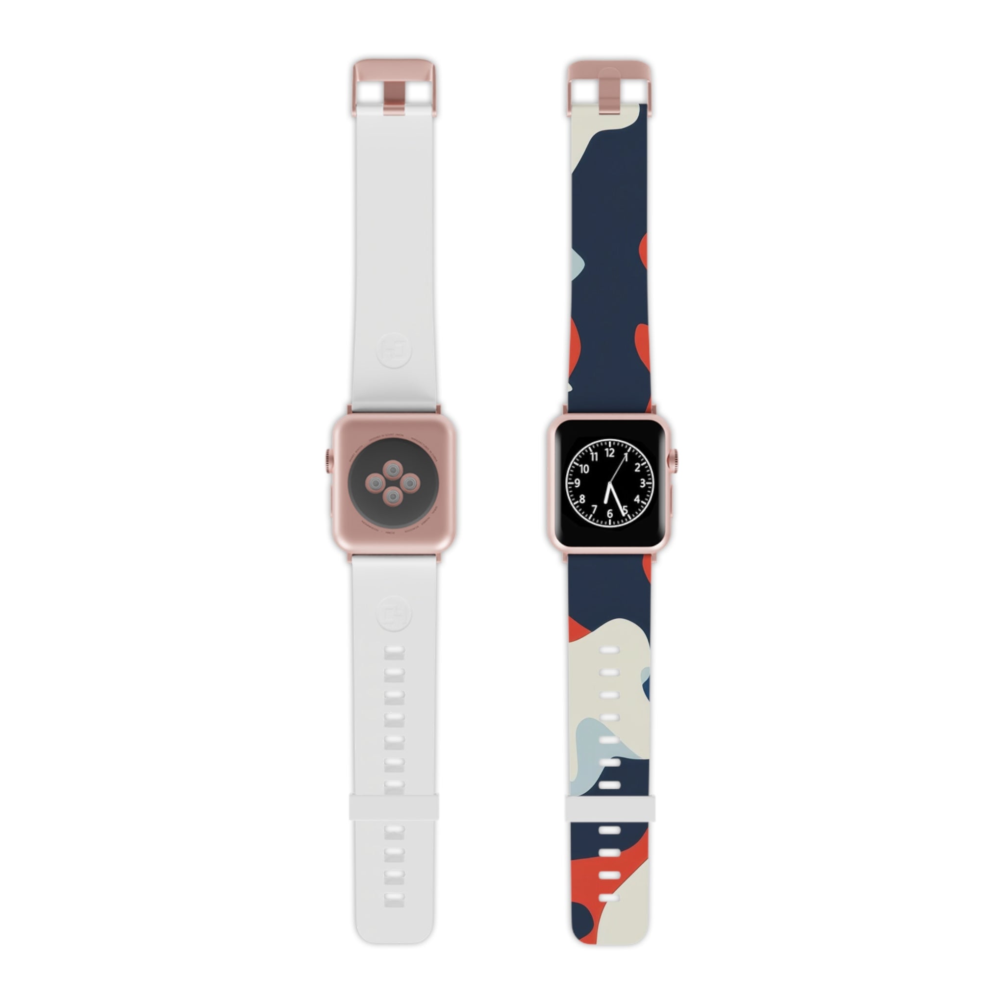 Camo Ghosts Watch Band for Apple Watch, Artsulli - Art is Long, Life is Short, Accessories, Size, 7.5'' × 0.75'' / 38 - 40 mm, Color, Rose Gold, , , 16056785707894