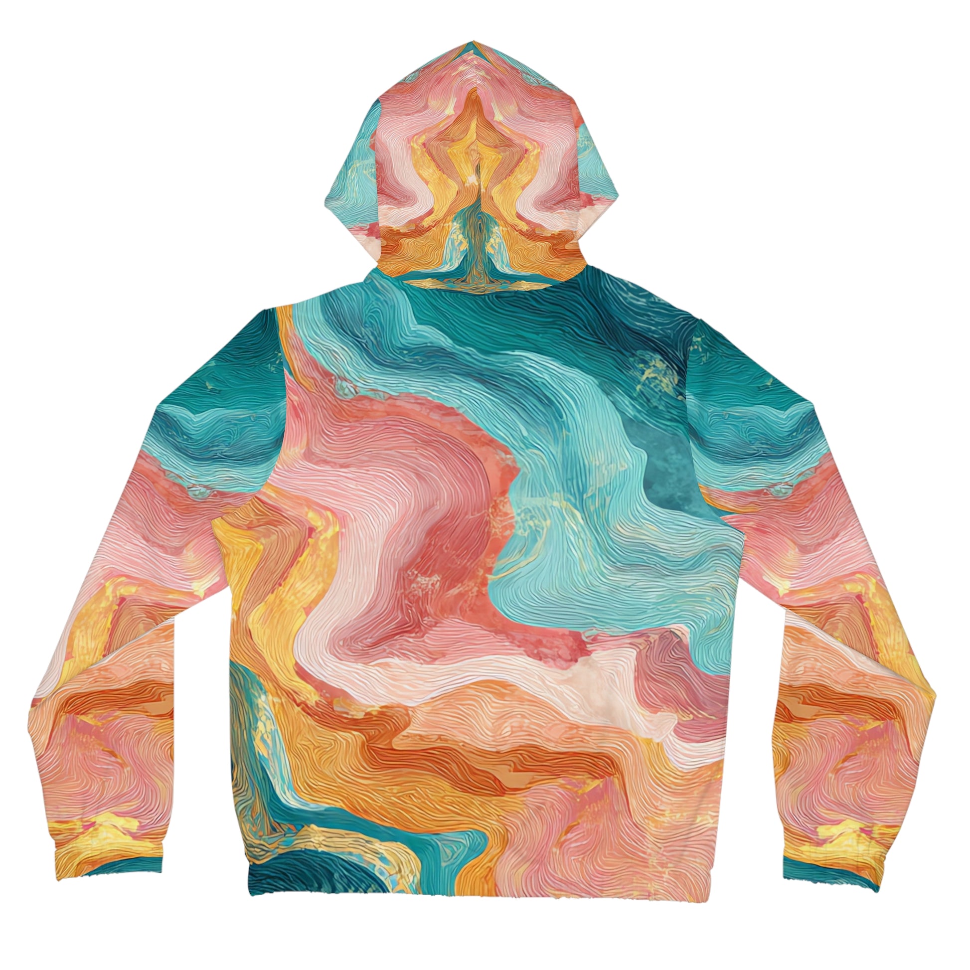 Liquid Marble Spill Women’s Full-Zip Hoodie (AOP), Artsulli - Art is Long, Life is Short, All Over Prints, , , , , , , 