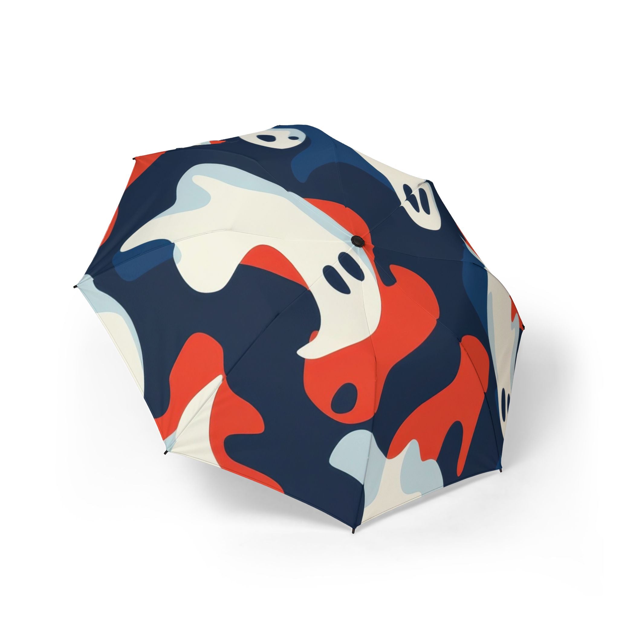 Camo Ghosts Semi-Automatic Foldable Umbrella, Artsulli - Art is Long, Life is Short, Accessories, Size, One size, , , , , 15624315529771