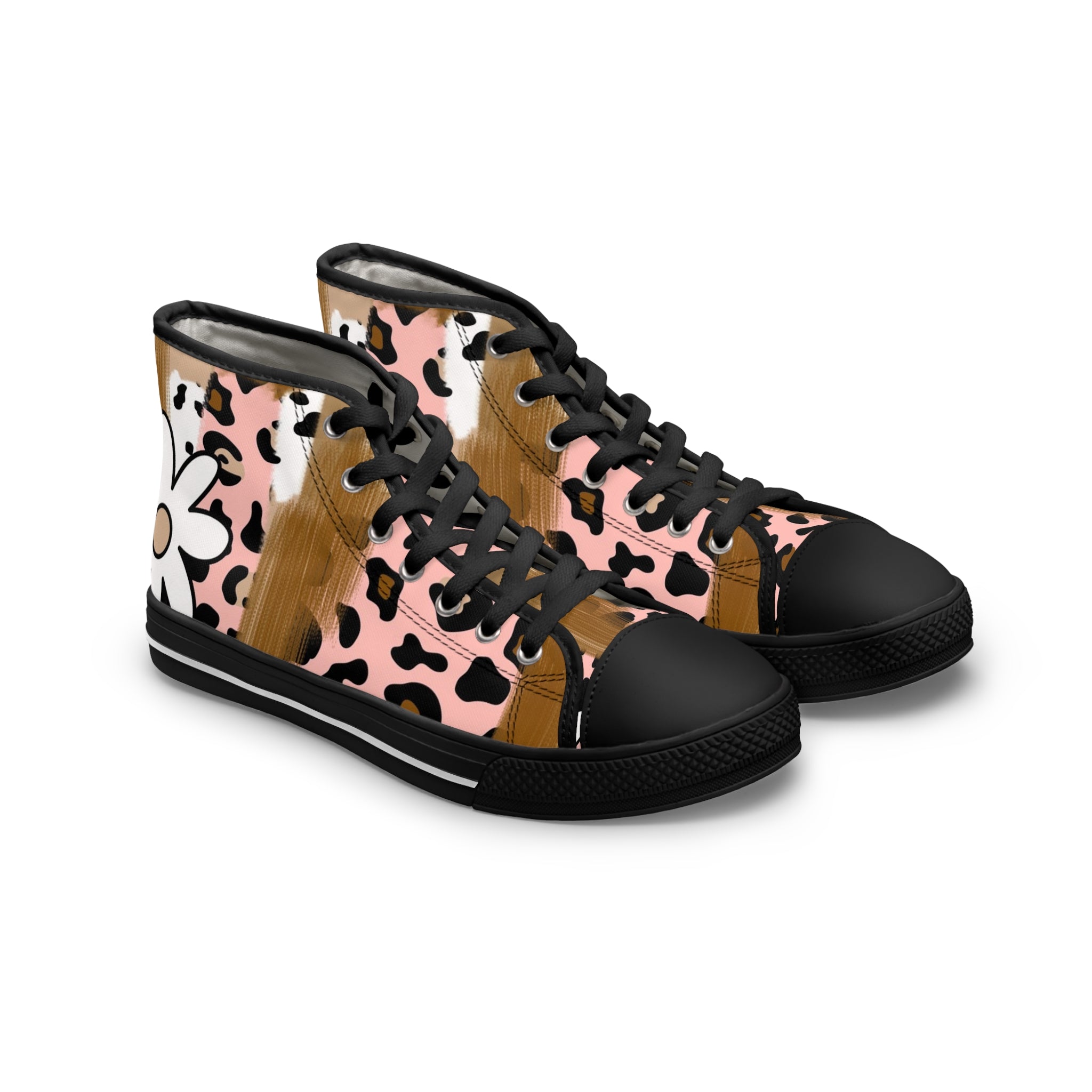 Sutfin Ghosts Pop Art Women's High Top Sneakers, Artsulli - Art is Long, Life is Short, Shoes, Size, US 5.5, Color, Black sole, , , 25380699170124650923