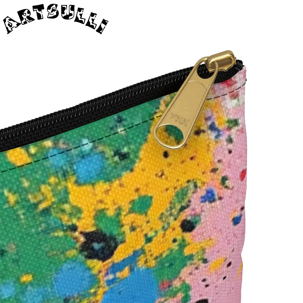 JAKKOUTTHEBXX The Colors Of Paint Splatter Accessory Pouch