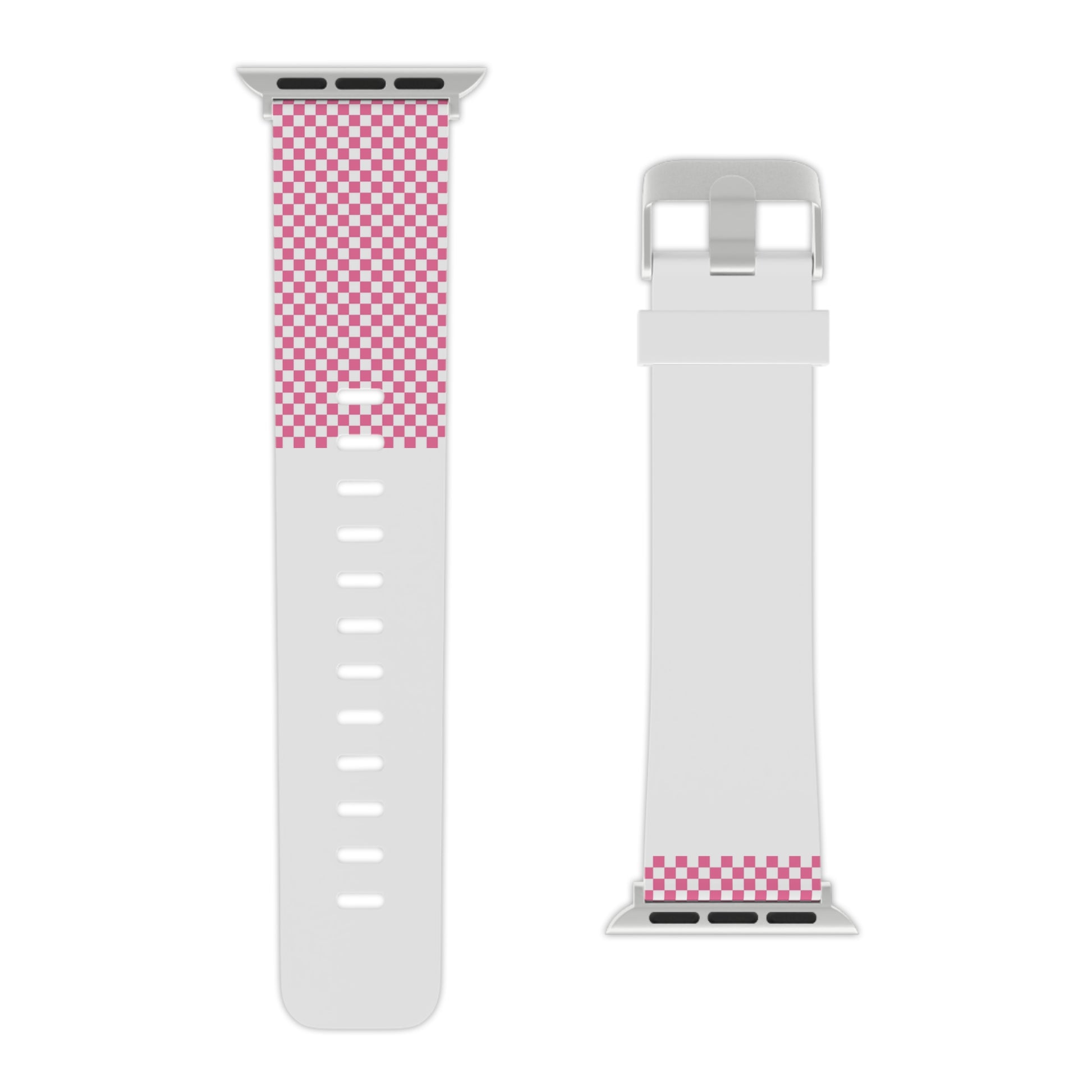 Yuyushiki Pink Check Watch Band for Apple Watch, Artsulli - Art is Long, Life is Short, Accessories, , , , , , , 