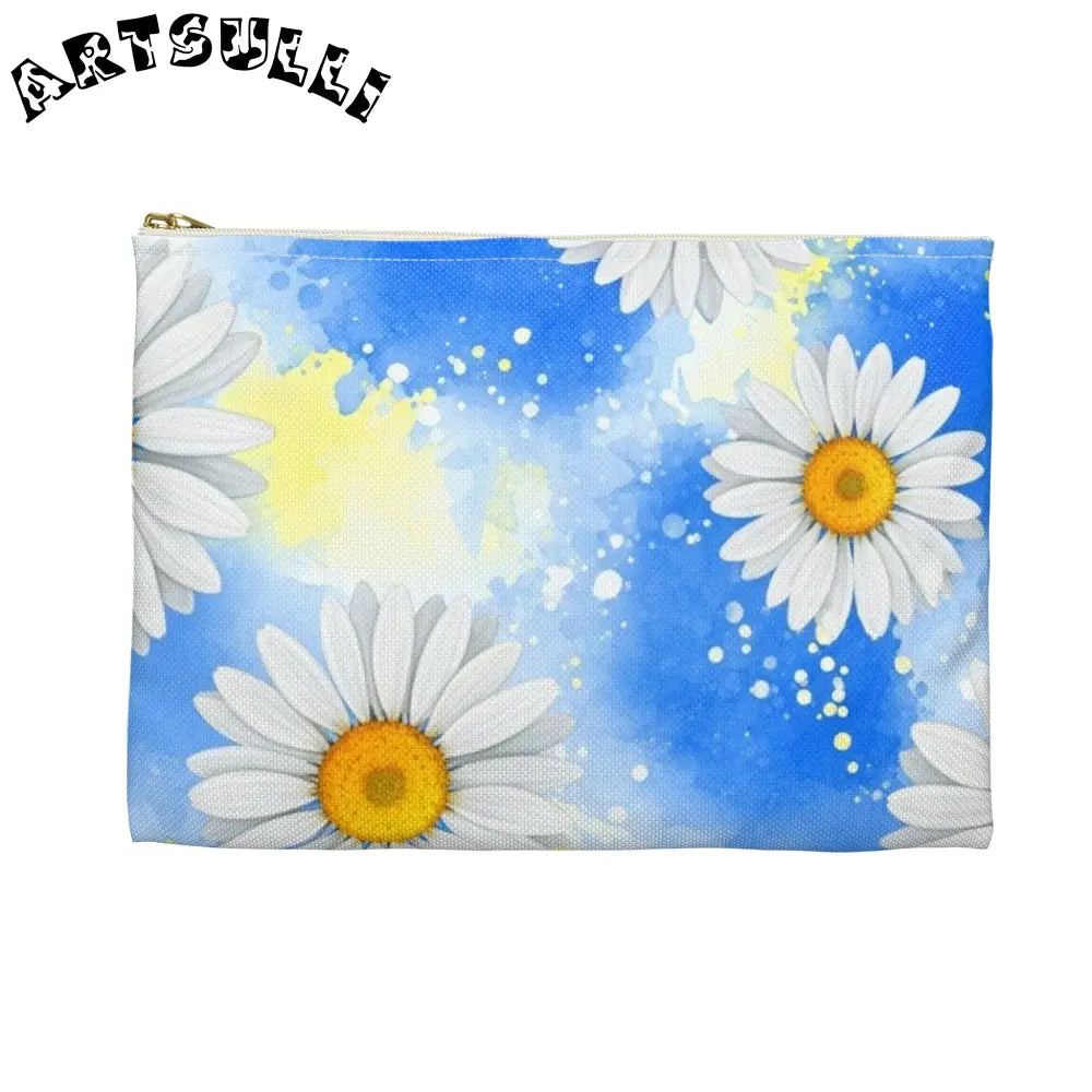 JAKKOUTTHEBXX Daisies Accessory Pouch JAKKOUTTHEBXX Artsulli - Art