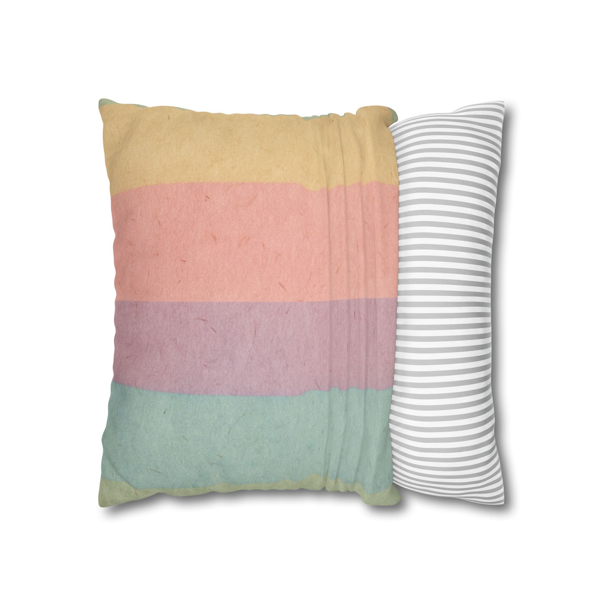 Spun Polyester Square Pillowcase