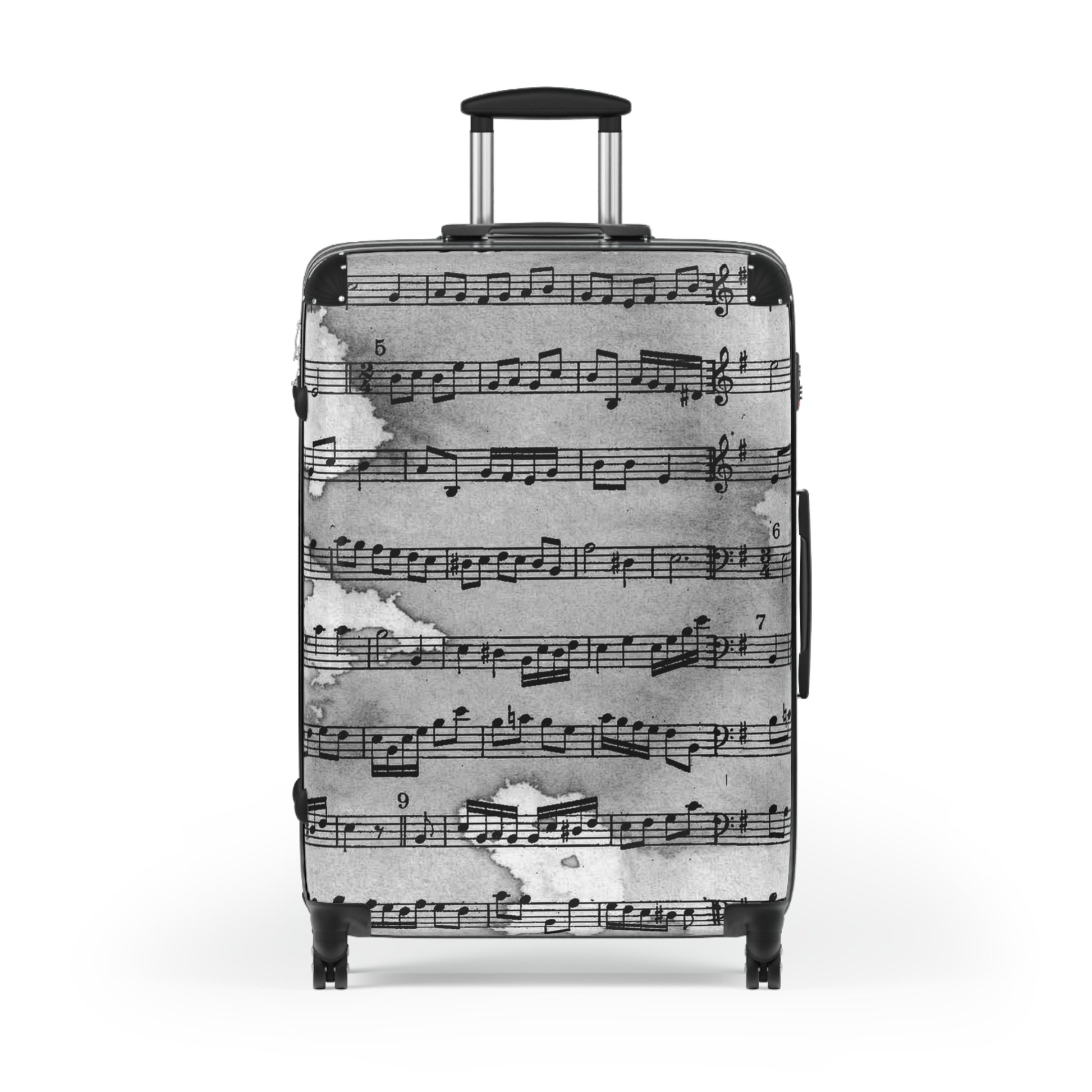 Drip Spill Type Beat Sheet Music Black Suitcase, Artsulli - Art is Long, Life is Short, Bags, , , , , , , 