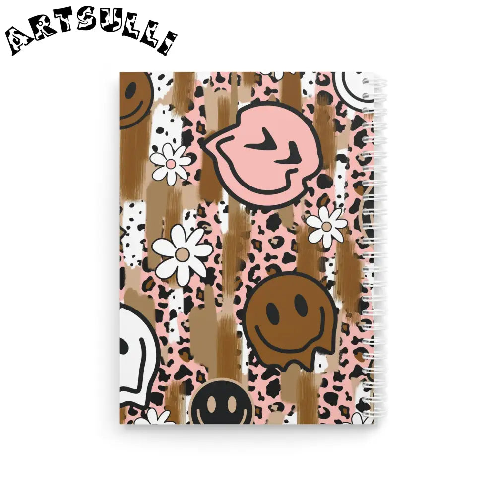 JAKKOUTTHEBXX Sutfin Ghosts Pop Art Spiral Notebook JAKKOUTTHEBXX