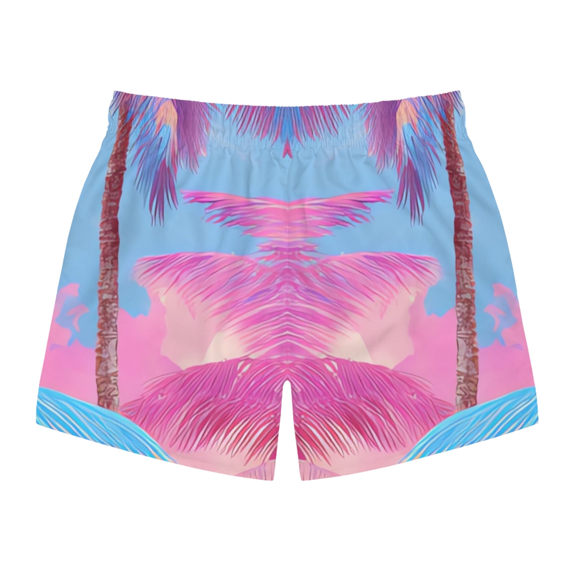 Ethereal Pastel Palms Swim Trunks (AOP), Artsulli - Art is Long, Life is Short, All Over Prints, , , , , , , 