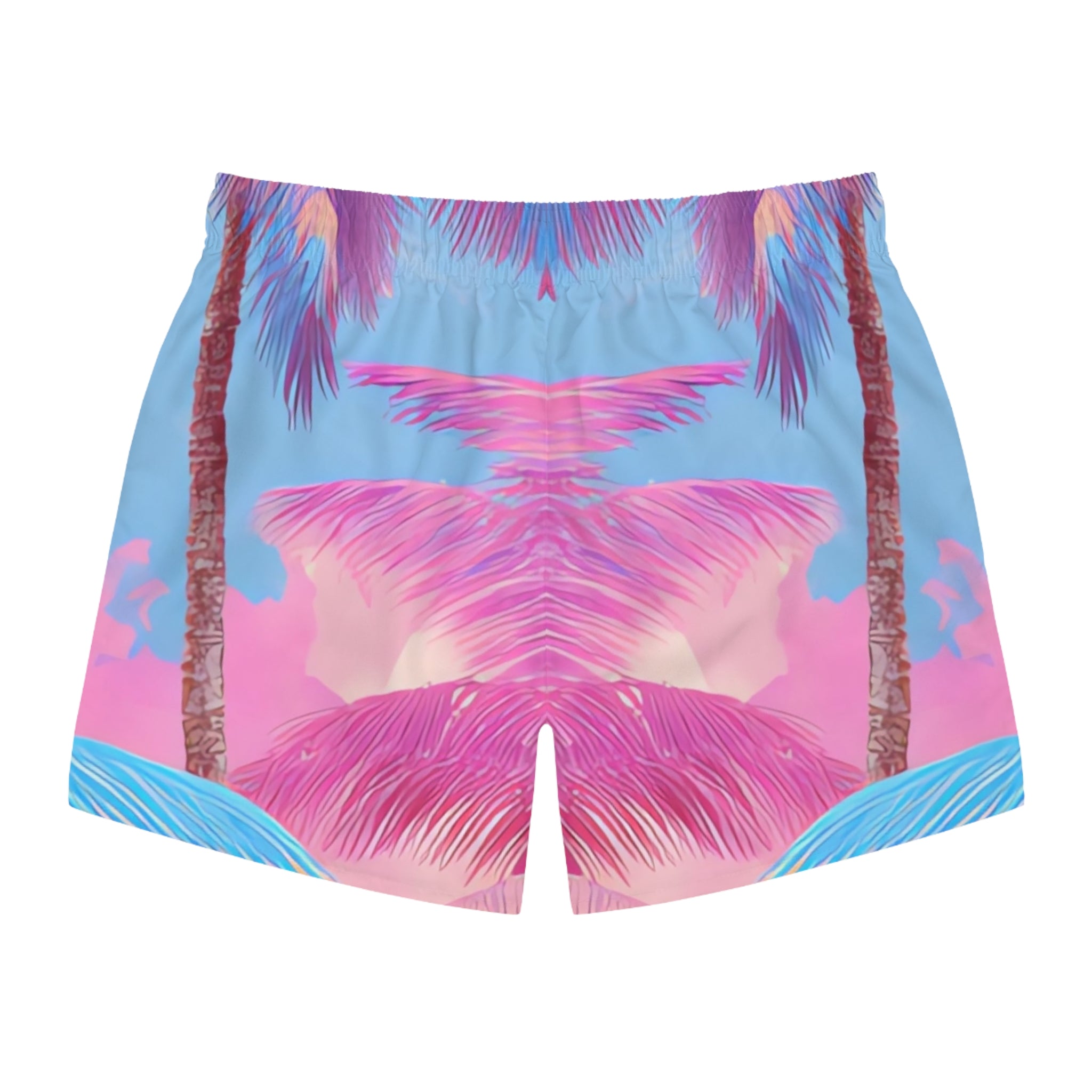 Ethereal Pastel Palms Swim Trunks (AOP), Artsulli - Art is Long, Life is Short, All Over Prints, , , , , , , 