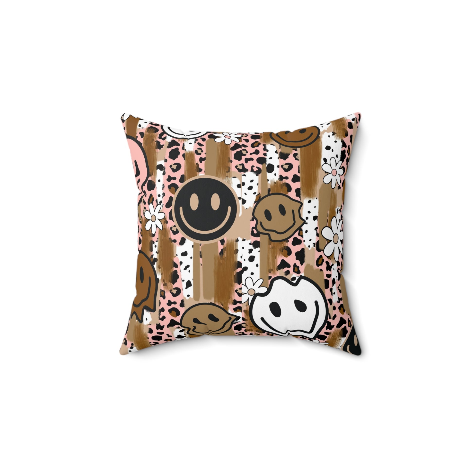 Sutfin Ghosts Pop Art Spun Polyester Square Pillow, Artsulli - Art is Long, Life is Short, Home Decor, , , , , , , 