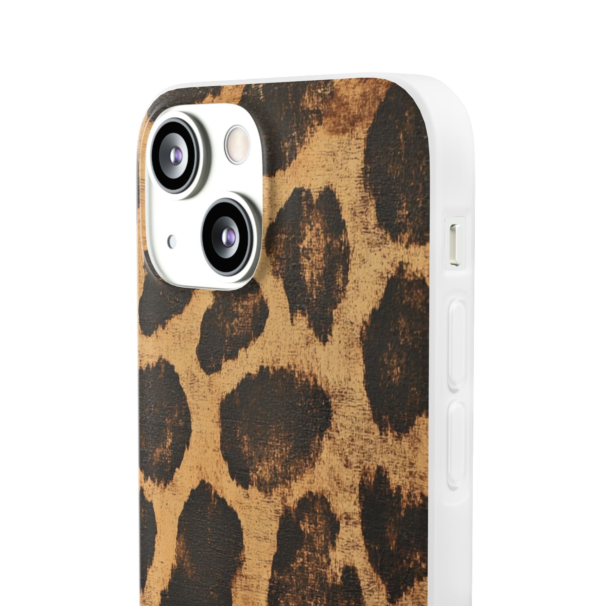 Brown Leopard Print iPhone Case, Artsulli - Art is Long, Life is Short, Phone Case, , , , , , , 