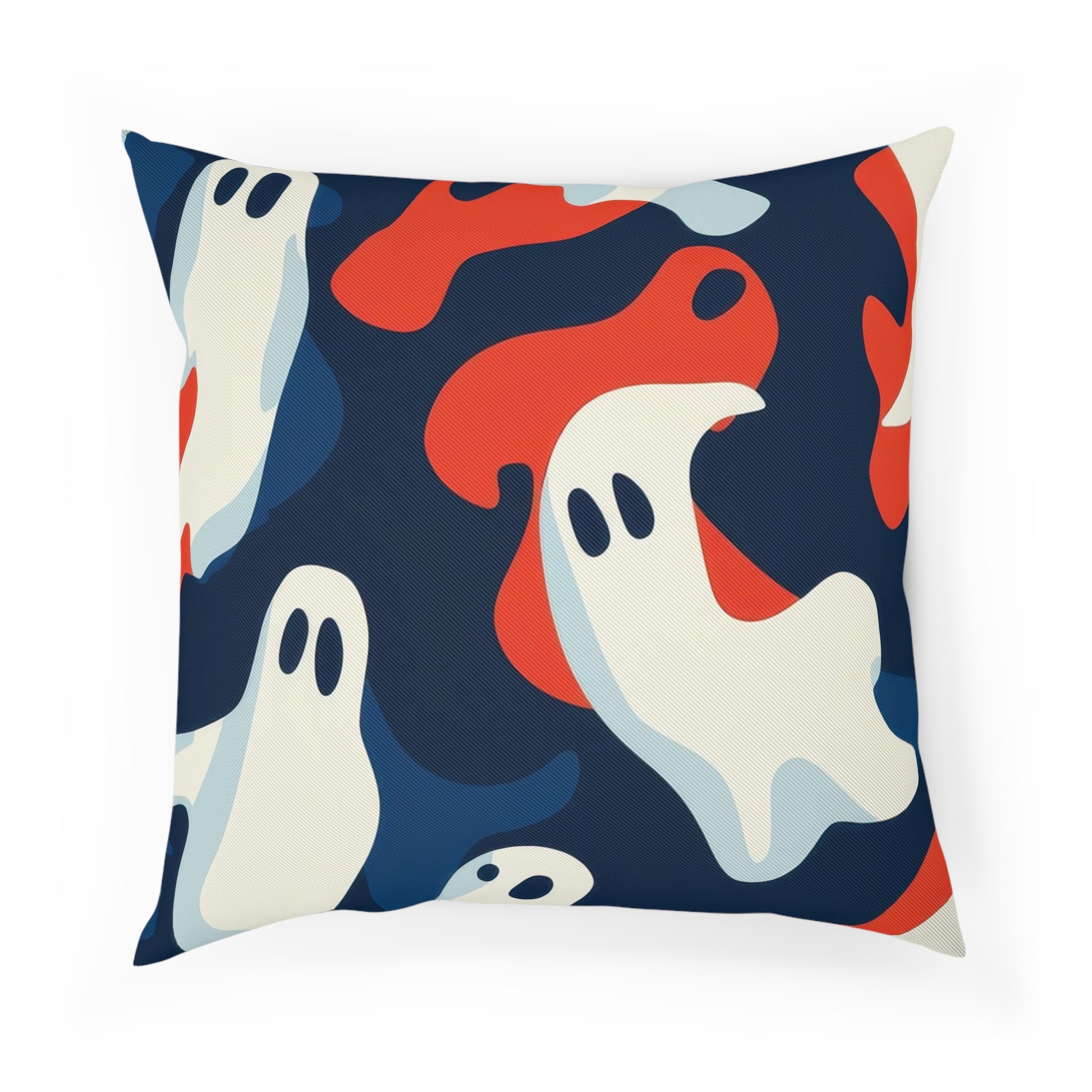 Camo Ghosts Cushion, Artsulli - Art is Long, Life is Short, Home Decor, Size, 18.1 × 18.1, , , , , 13898308453430