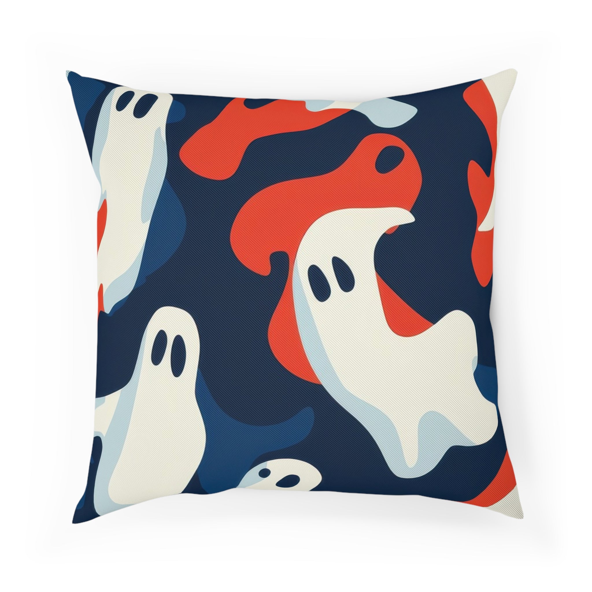 Camo Ghosts Cushion, Artsulli - Art is Long, Life is Short, Home Decor, Size, 18.1 × 18.1, , , , , 13898308453430