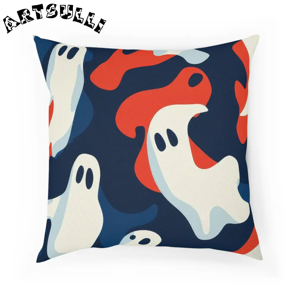 JAKKOUTTHEBXX Camo Ghosts Cushion JAKKOUTTHEBXX Artsulli - Art