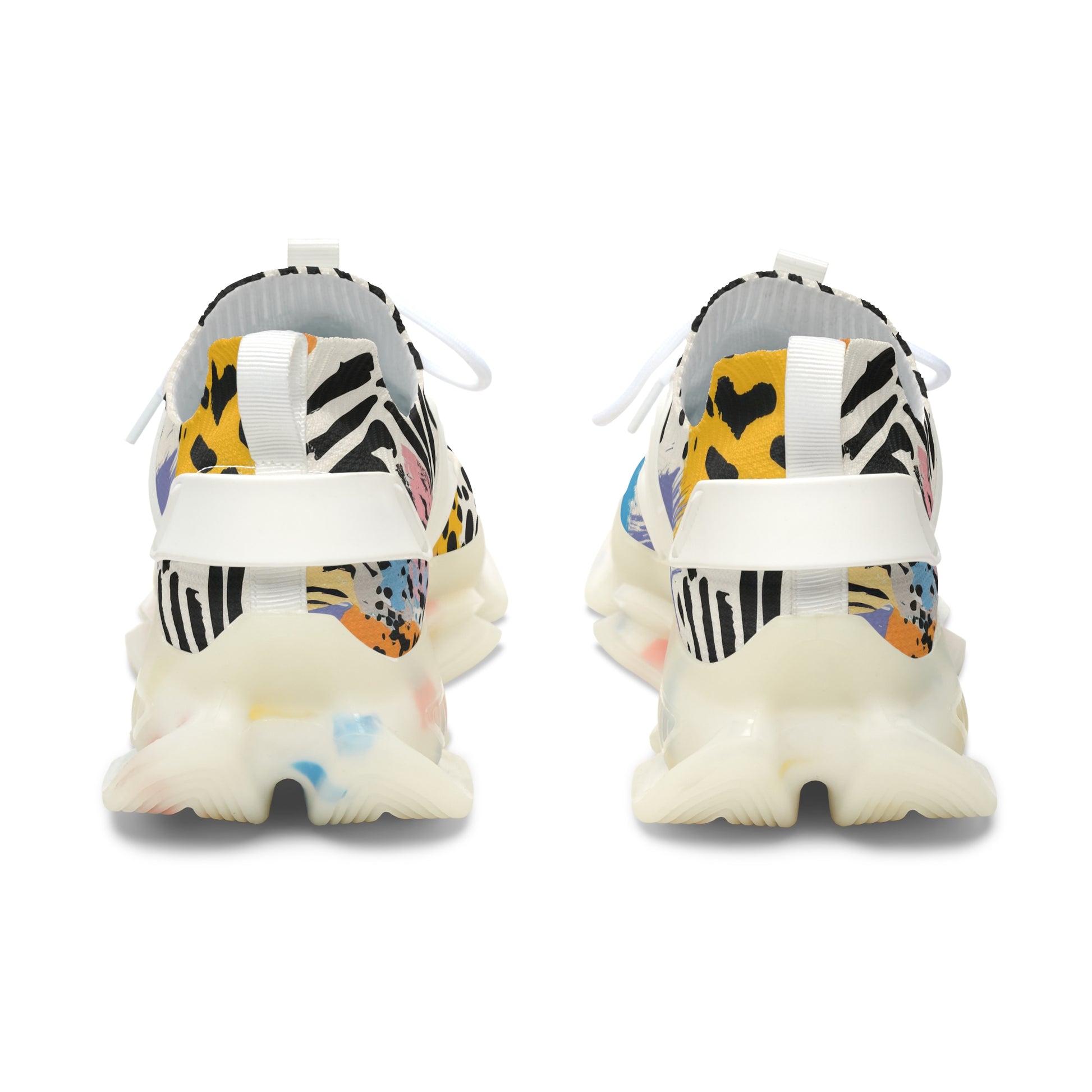 Rae Zebra Rhapsody II Women's Mesh Sneakers, Artsulli - Art is Long, Life is Short, Shoes, , , , , , , 