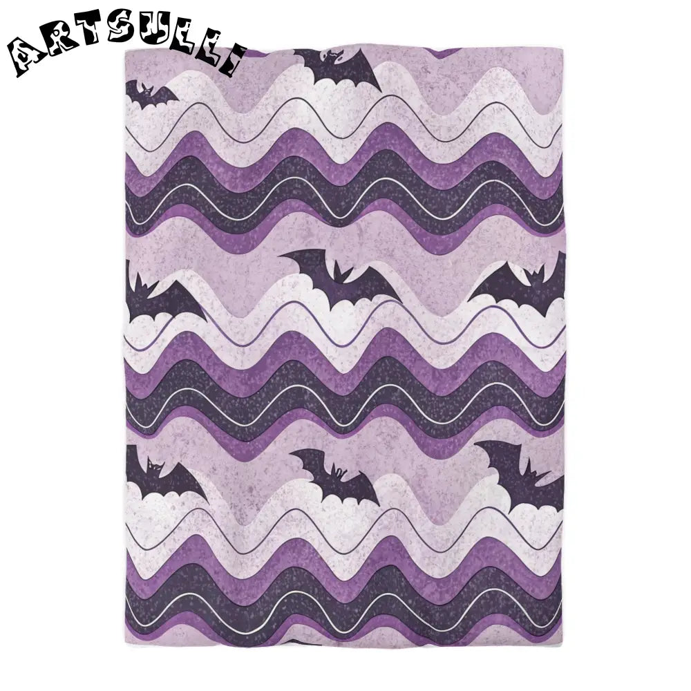 JAKKOUTTHEBXX Bat Wave Microfiber Duvet Cover JAKKOUTTHEBXX Artsulli