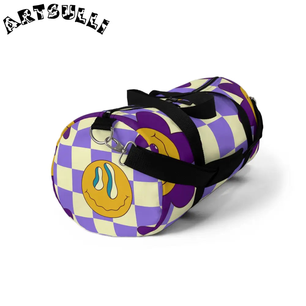 JAKKOUTTHEBXX Trippy Flower Power Motifs Duffel Bag JAKKOUTTHEBXX