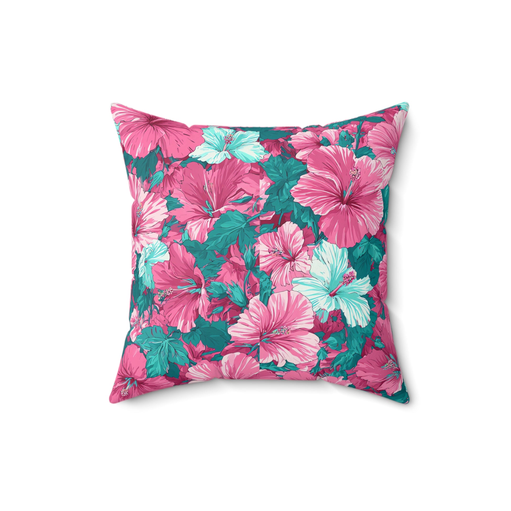Flowerpunk Aloha Spun Polyester Square Pillow, Artsulli - Art is Long, Life is Short, Home Decor, , , , , , , 