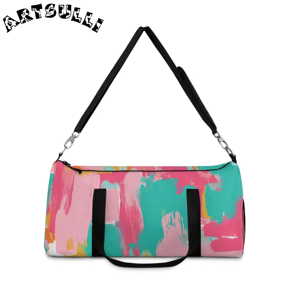 JAKKOUTTHEBXX Preppy Pixel Bloom Duffel Bag JAKKOUTTHEBXX Artsulli