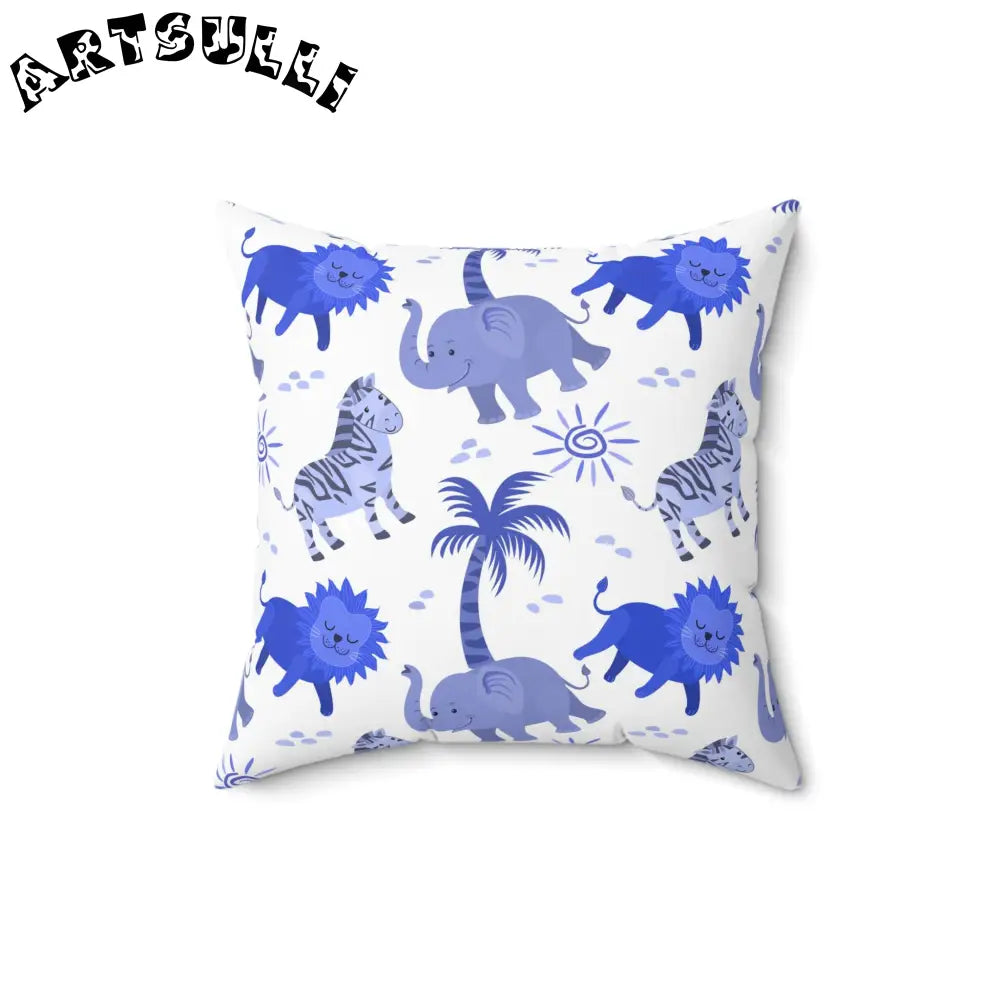 JAKKOUTTHEBXX Spun Polyester Square Pillow JAKKOUTTHEBXX Artsulli