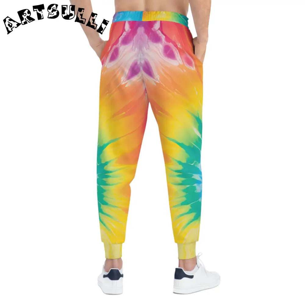 JAKKOUTTHEBXX Tie Dye Rainbow Jogging Pants 2025