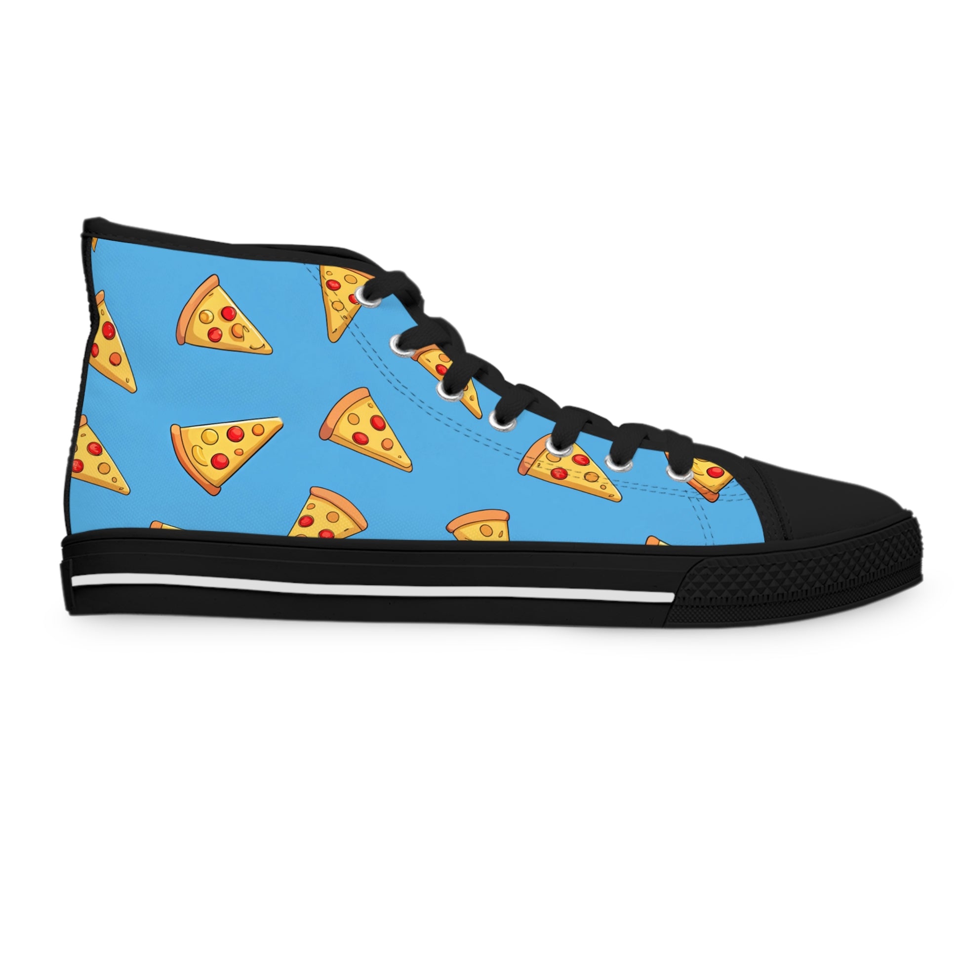 Blue Pizza Dreamscape Women's High Top Sneakers, Artsulli - Art is Long, Life is Short, Shoes, , , , , , , 
