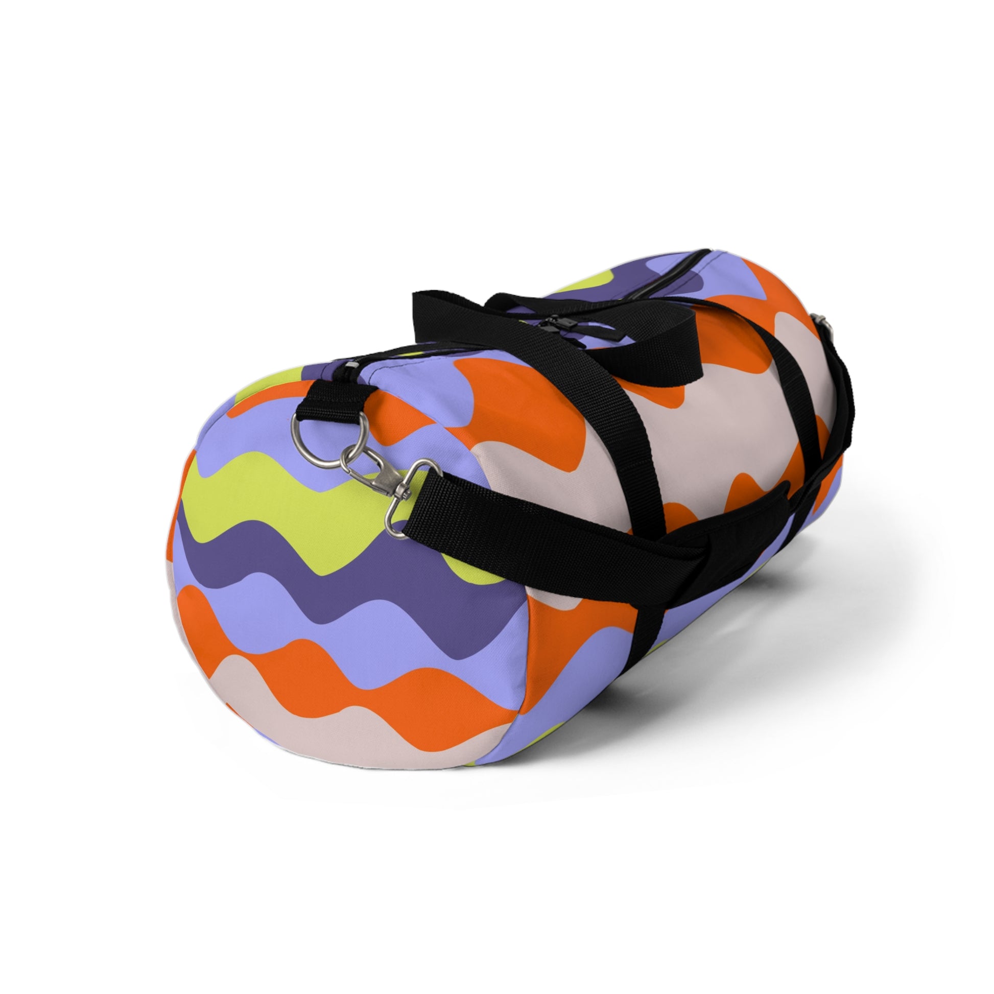 Waves II Red and Blue Duffel Bag, Artsulli - Art is Long, Life is Short, Bags, , , , , , , 