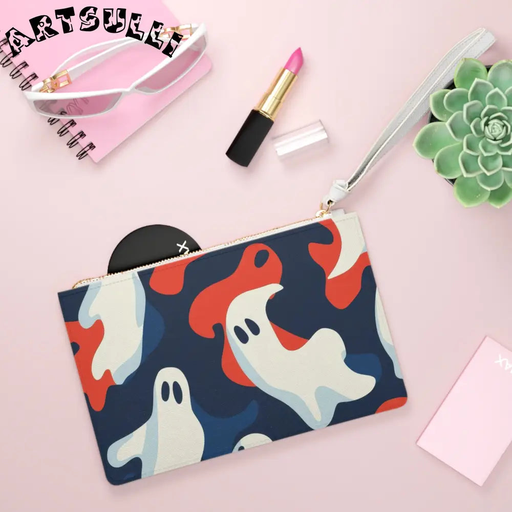 JAKKOUTTHEBXX Camo Ghosts Clutch Bag JAKKOUTTHEBXX Artsulli - Art