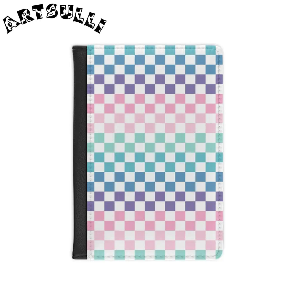 JAKKOUTTHEBXX Vaporwave Rainbow Checkerboard Multi-Color Passport