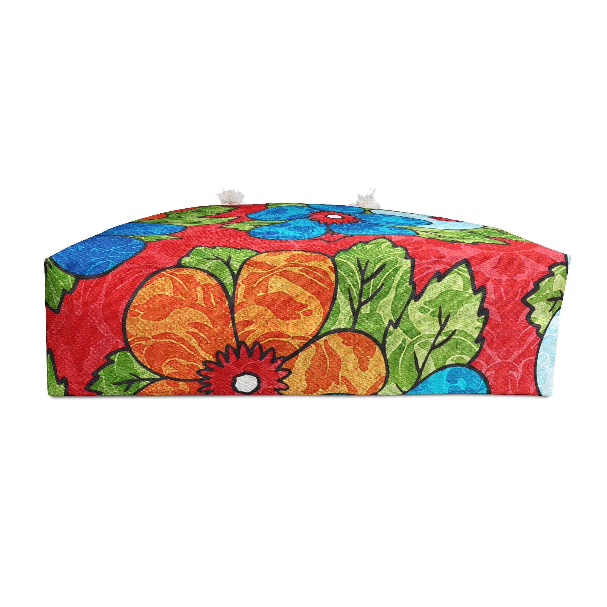 Groovy Red Floral Kl II Weekender Bag, Artsulli - Art is Long, Life is Short, Bags, , , , , , , 