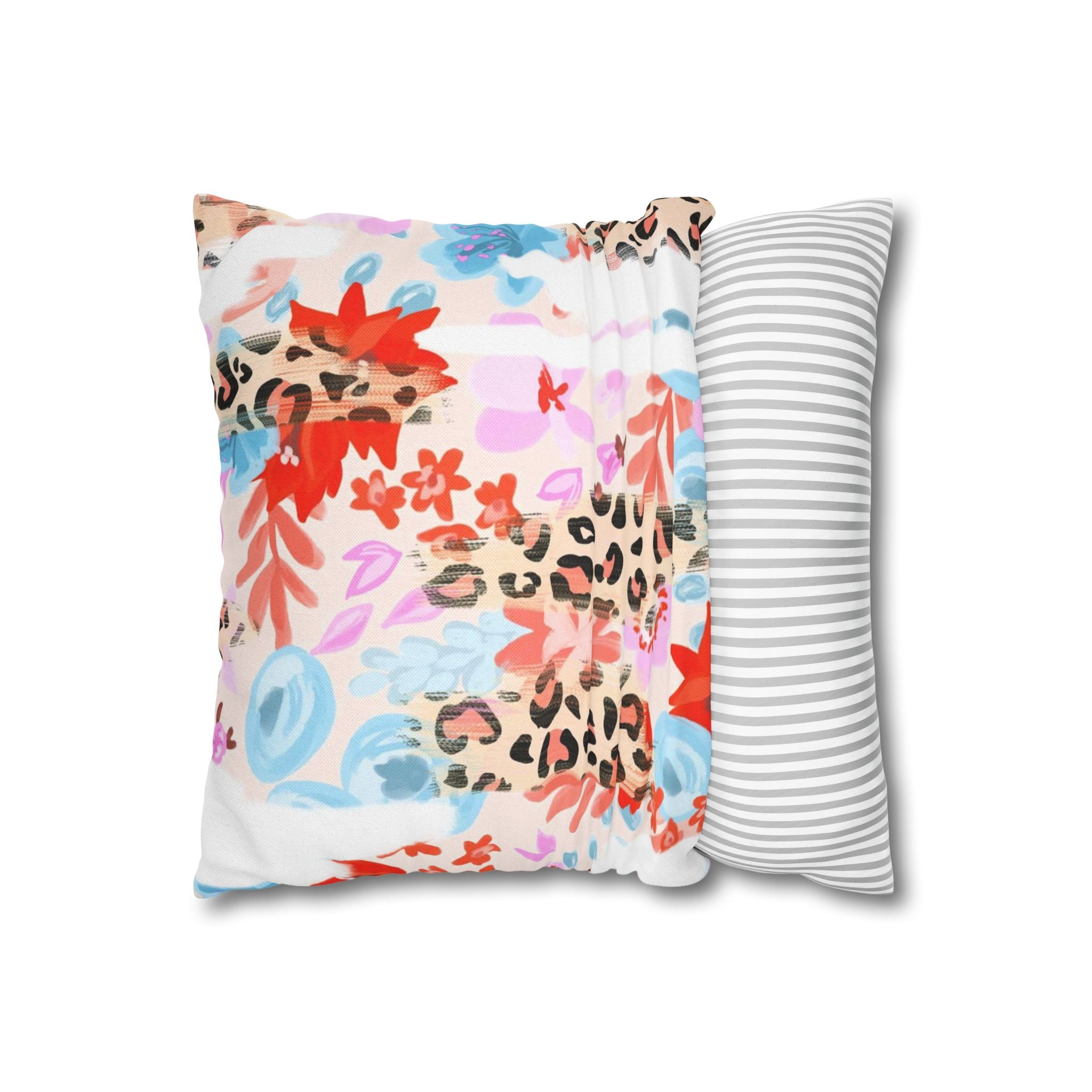 Spun Polyester Square Pillowcase