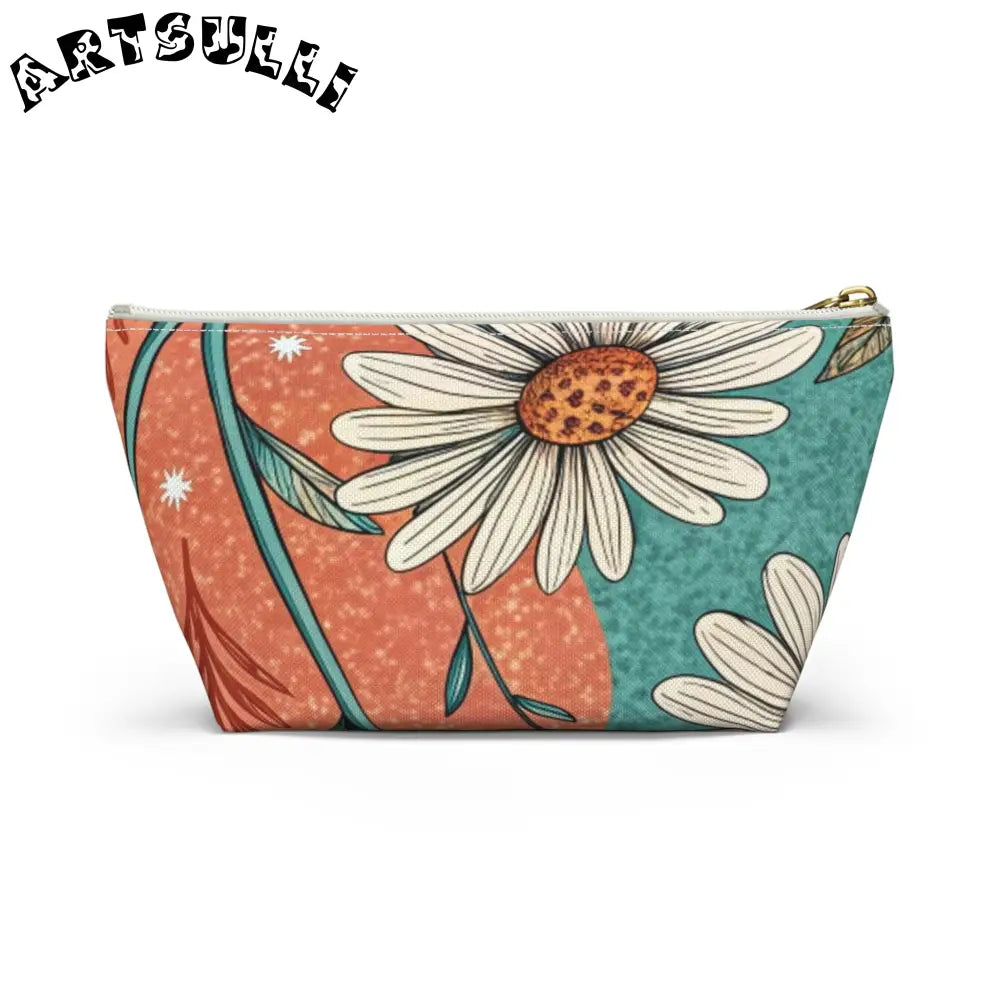 JAKKOUTTHEBXX Retro Daisy Dream Accessory Pouch w T-bottom