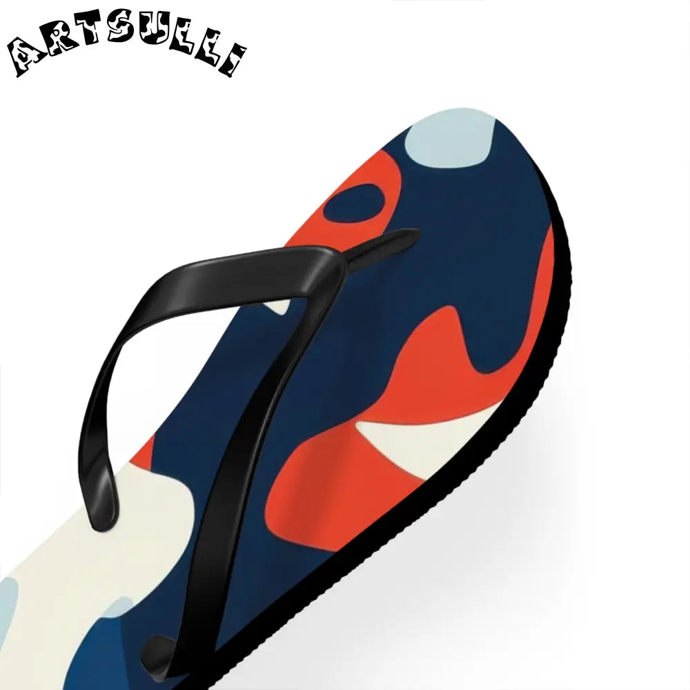 JAKKOUTTHEBXX Camo Ghosts Flip Flops JAKKOUTTHEBXX Artsulli - Art