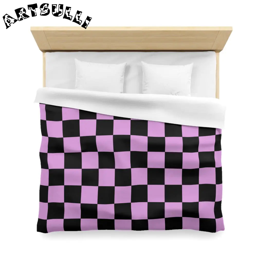 JAKKOUTTHEBXX Pixel Punk Vision Microfiber Duvet Cover JAKKOUTTHEBXX