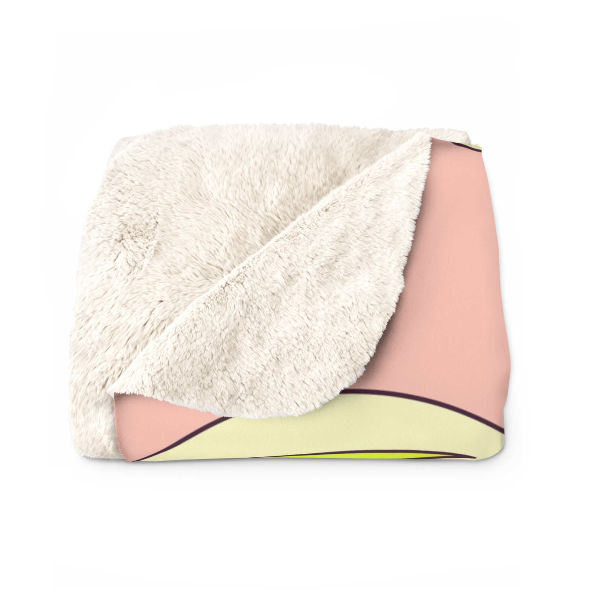 Trippy Spaceships Pink Sherpa Fleece Blanket, Artsulli - Art is Long, Life is Short, Home Decor, , , , , , , 